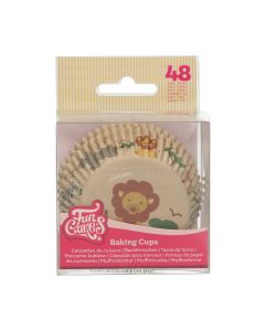 FunCakes Baking Cups Safari Animals pk/48