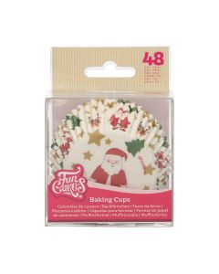 FunCakes Cupcakevormpjes Kerst pk/48
