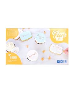 PME Fun Fonts - Koekjes & Cupcakes - Collectie 2
