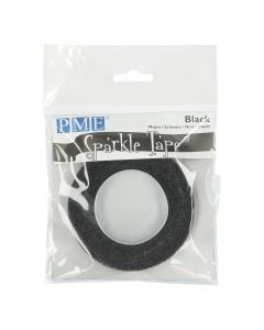 PME Floral Tape Black with Silver Sparkle