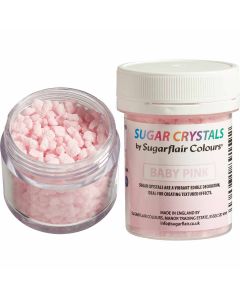 Sugarflair Suikerkristallen Baby Pink 40 g