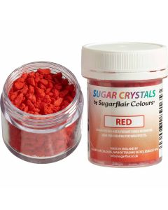 Sugarflair Suikerkristallen Rood 40 g
