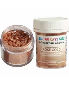 Sugarflair Suikerkristallen Rose Gold 40 g