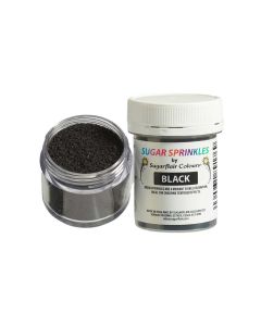 Sugarflair Sugar Sprinkles Zwart - 40g