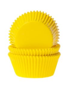 House of Marie Cupcakevormpjes Geel - pk/50