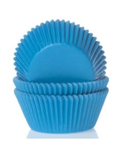 House of Marie Cupcakevormpjes Cyaan blauw - pk/50