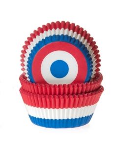 House of Marie Cupcakevormpjes Nederlandse vlag pk/50