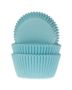 House of Marie Cupcakevormpjes Turquoise pk/50