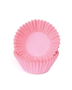 	 House of Marie Chocolade Baking Cups Pastel Roze pk/100