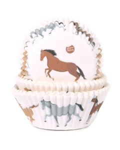 House of Marie Cupcakevormpjes Paarden pk/50