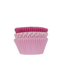 House of Marie Cupcakevormpjes Assorti Roze pk/75