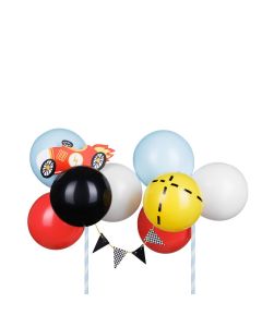 PartyDeco Ballon-Cake Topper Kit 29cm - Auto