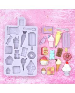 Karen Davies Siliconen Mal - Miniatuur Snoepgoed    