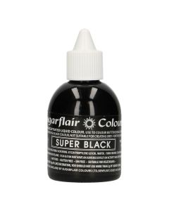 Sugarflair Vloeibare Voedselkleurstof Super Zwart 60ml