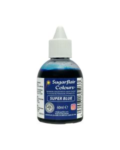 Sugarflair Vloeibare Kleur Super Blauw 60ml