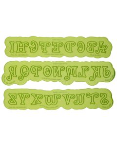 Marvelous Molds Silicone Mold - Swirly Uppercase Flexabet™