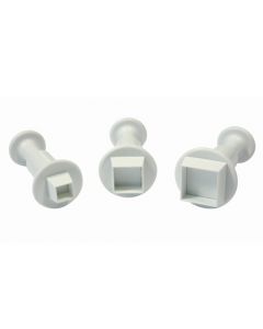 PME Mini Vierkante Plunger Uitsteker Set/3