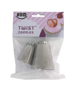 JEM Twist Nozzle Sultan Style 1 Set/2 bij Deleukstetaartenshop