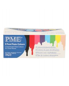 PME Paste Colours Set/8 