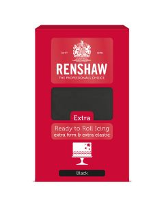 Renshaw Rolfondant Extra 1kg Zwart