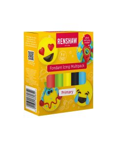 Renshaw Fondant Icing Multipack -Primary Colours-5x100g