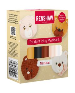 Renshaw Fondant Icing Multipack -Natural Colours-5x100g