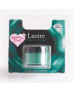 RD Eetbaar Glanspoeder (Lustre) Sparkle Cosmic Groen 3g