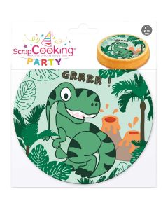 ScrapCooking Wafer Disc Dino Ø14 cm
