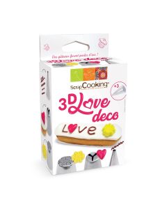 Scrapcooking 3D Liefde Decoratie Set/6