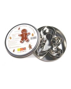 Scrapcooking Koekjesuitstekers Gingerbread Man Klein Set/3