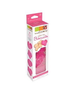 Scrapcooking Plunger Uitsteker Biscuit Koekjes Set/4