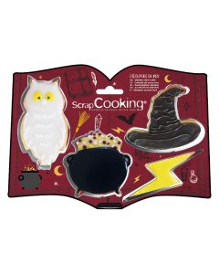 Scrapcooking Cookie Cutter Set - Tovenaar pk/4