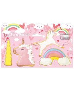 ScrapCooking Uitstekers Unicorn Set/4
