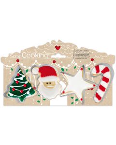 ScrapCooking kerstkoekjesvormpjes pk/4