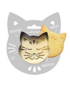 ScrapCooking Cookie Cutter & Embosser Cat