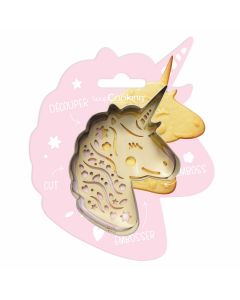 ScrapCooking Cookie Cutter & Embosser Unicorn