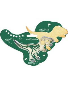 ScrapCooking Cookie Cutter & Embosser Dino