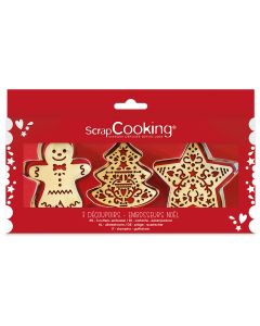 ScrapCooking Kerst uitstekers & Embossers Set