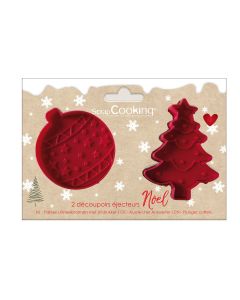 Scrapcooking Plunger Cutters - Christmas set/2