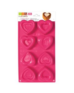 ScrapCooking Silicone Baking Mould Hearts