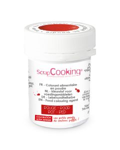 ScrapCooking Kleurstofpoeder Rood 5g