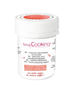 ScrapCooking Kleurstofpoeder Koraal 5g