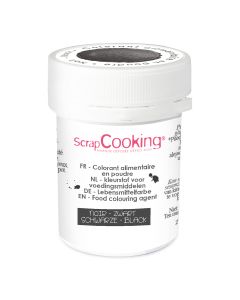 ScrapCooking Kleurstofpoeder Zwart 5g