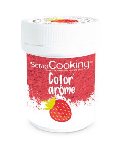 Scrapcooking kleur- en smaakpasta rood / aardbei 10g