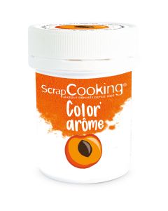 Scrapcooking kleur- en smaakpasta sinaasappel/abrikoos 10g