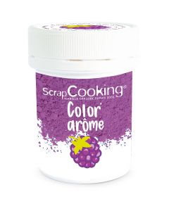 Scrapcooking kleur- en smaakpasta violet / braambes 10g