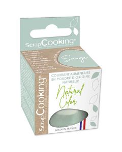 ScrapCooking Natuurlijke Kleurstofpoeder Sage 10g
