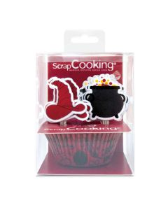 ScrapCooking Wizard Baking Cups en Cupcake Toppers pk/24