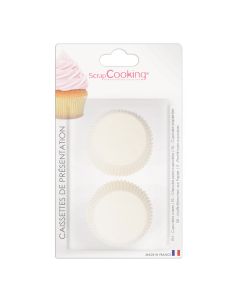 ScrapCooking Cupcakevormpjes Wit pk/36