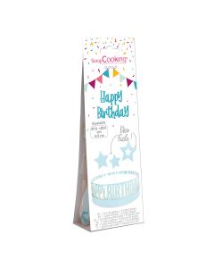 ScrapCooking Cake Wrapper & Topper Happy Birthday